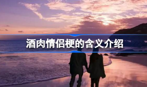 酒肉情侣梗什么意思-酒肉情侣梗的含义分享
