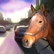 在交通中骑马Horse Riding in Traffic_logo